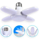 Luminária de Teto LED 28W 6500K Dobrável Pétalas E27 para Quarto e Sala