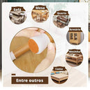 Kit 16 Protetores para Pés de Cadeira em Silicone com Feltro
