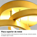 Luminária de Teto Anéis Entrelaçados 32W LED | Preto, Branco ou Dourado | 110V-220V