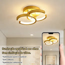 Luminária de Teto Anéis Entrelaçados 32W LED | Preto, Branco ou Dourado | 110V-220V