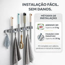 UltraGrip Inox Suporte para Vassouras e Rodos em Aço Inox