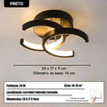 Luminária de Teto Anéis Entrelaçados 32W LED | Preto, Branco ou Dourado | 110V-220V