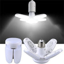Luminária de Teto LED 28W 6500K Dobrável Pétalas E27 para Quarto e Sala