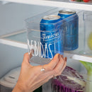 Organizador de Geladeira para Bebidas e Latas Transparente